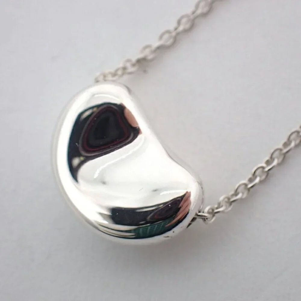 Tiffany 925 Bean Pendant Necklace - Picture 6 of 8